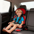 Portable Child Car Booster Seat with 5-Point Harness | Foldable Design for Safe Travel