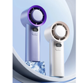 Portable Handheld Fan with 3 Speed Settings | Rechargeable Mini Fan for On-the-Go Comfort 1