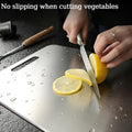 Premium Stainless Steel Cutting Board – Antibacterial, Durable, Easy to Clean, Non-Porous Kitchen Chopping Board