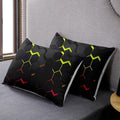Prisma Hive Duvet Cover Set – Geometric Hexagon Design, Soft Breathable Polyester, Queen/King Size Bed Covers