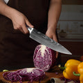 Professional Chef Knife Set | High-Carbon Steel Blades with Ergonomic Pakka Wood Handles for Precision Cutting 4