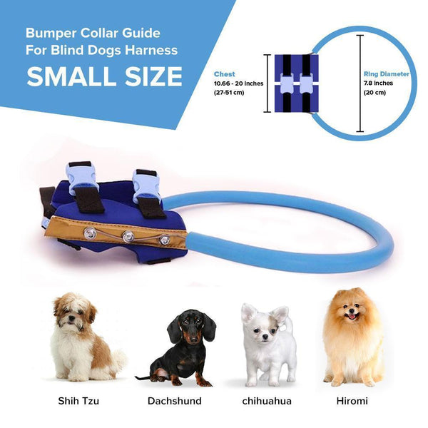 Guiding Bumper Collar Harness for Blind Dogs — Mobility Aid