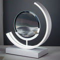 Quicksand LED Table Lamp with 360° Rotating Sand Art and Warm White Light for Bedroom or Desk