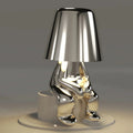 RayDudes Sculptural Figure Lamp – Poseable LED Decorative Light for Shelf, Desk & Bedside