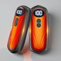 Rechargeable Electric Hand Warmers Set of 2 with LED Display, 5 Heat Settings, Ergonomic Design, USB Rechargeable