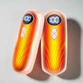 Rechargeable Electric Hand Warmers Set of 2 with LED Display, 5 Heat Settings, Ergonomic Design, USB Rechargeable