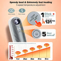 Rechargeable Electric Hand Warmers Set of 2 with LED Display, 5 Heat Settings, Ergonomic Design, USB Rechargeable