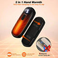 Rechargeable Electric Hand Warmers Set of 2 with LED Display, 5 Heat Settings, Ergonomic Design, USB Rechargeable