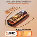 Rechargeable Electric Hand Warmers Set of 2 with LED Display, 5 Heat Settings, Ergonomic Design, USB Rechargeable