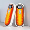 Rechargeable Electric Hand Warmers Set of 2 with LED Display, 5 Heat Settings, Ergonomic Design, USB Rechargeable