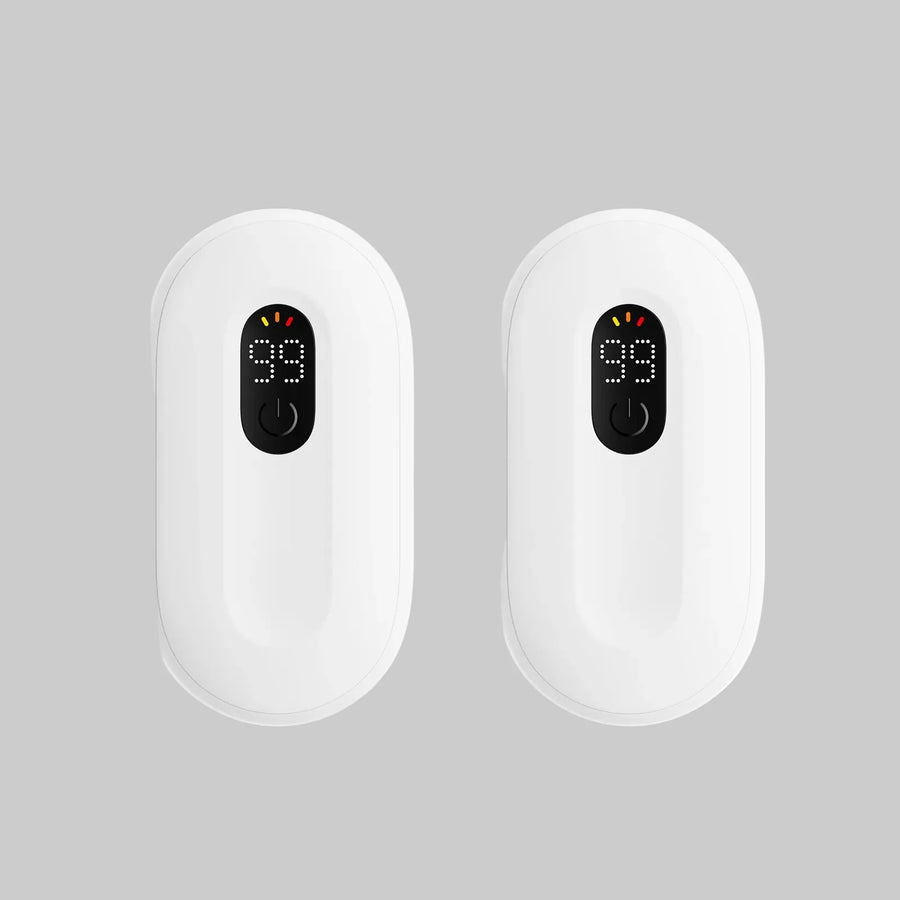 Rechargeable Electric Hand Warmers Set of 2 with Magnetic Connection and Digital LED Display – USB-C Charging, Portable Heat