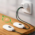 Rechargeable Electric Hand Warmers Set of 2 with Magnetic Connection and Digital LED Display – USB-C Charging, Portable Heat