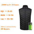 Rechargeable Heated Gilet with Adjustable Temperature Control – Unisex Body Warmer Vest