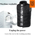 Rechargeable Heated Gilet with Adjustable Temperature Control – Unisex Body Warmer Vest
