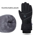 Rechargeable Heated Gloves with Touchscreen Fingertips and Adjustable 3 Heat Levels – Windproof Insulated Winter Gloves
