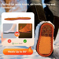 Rechargeable Heated Insoles with Adjustable Heat Settings for Winter Warmth, Slim Fit for Shoes and Boots