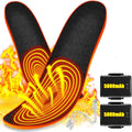 Rechargeable Heated Insoles with Remote Control – Slim Heated Shoe Inserts for Targeted Foot Warmth, 3 Adjustable Heat Levels