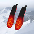 Rechargeable Heated Insoles with Remote Control for Plantar Fascia and High Arch Support