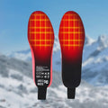 Rechargeable Heated Insoles with Remote Control for Plantar Fascia and High Arch Support