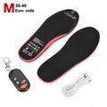 Rechargeable Heated Insoles with Wireless Remote Control – Adjustable Heated Shoe Inserts for All-Day Comfort and Arch Support