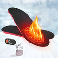 Rechargeable Heated Insoles with Wireless Remote – Adjustable Heated Shoe Inserts with Arch Support for Cold Weather Comfort