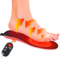 Rechargeable Heated Insoles with Wireless Remote – Adjustable Heated Shoe Inserts with Arch Support for Cold Weather Comfort