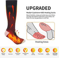 Rechargeable Heated Socks for Men and Women – Fast Heat-Up with Adjustable Temperature Control, Warming Socks for Cold Weather