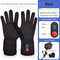 Rechargeable Heated Winter Gloves with Touchscreen Fingertips and Adjustable Heat Control