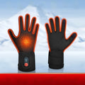 Rechargeable Heated Winter Gloves with Touchscreen Fingertips and Adjustable Heat Control