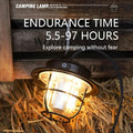 Rechargeable LED Camping Lantern with USB Type-C Charging and 7 Adjustable Light Modes - Waterproof Retro Design