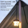 Rechargeable LED Camping Lantern with USB Type-C Charging and 7 Adjustable Light Modes - Waterproof Retro Design