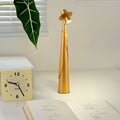 Rechargeable LED Desk Lamp with Touch Control - Artistic Modern Design, Cordless Table Lamp for Soft Ambient Lighting