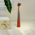 Rechargeable LED Desk Lamp with Touch Control - Artistic Modern Design, Cordless Table Lamp for Soft Ambient Lighting