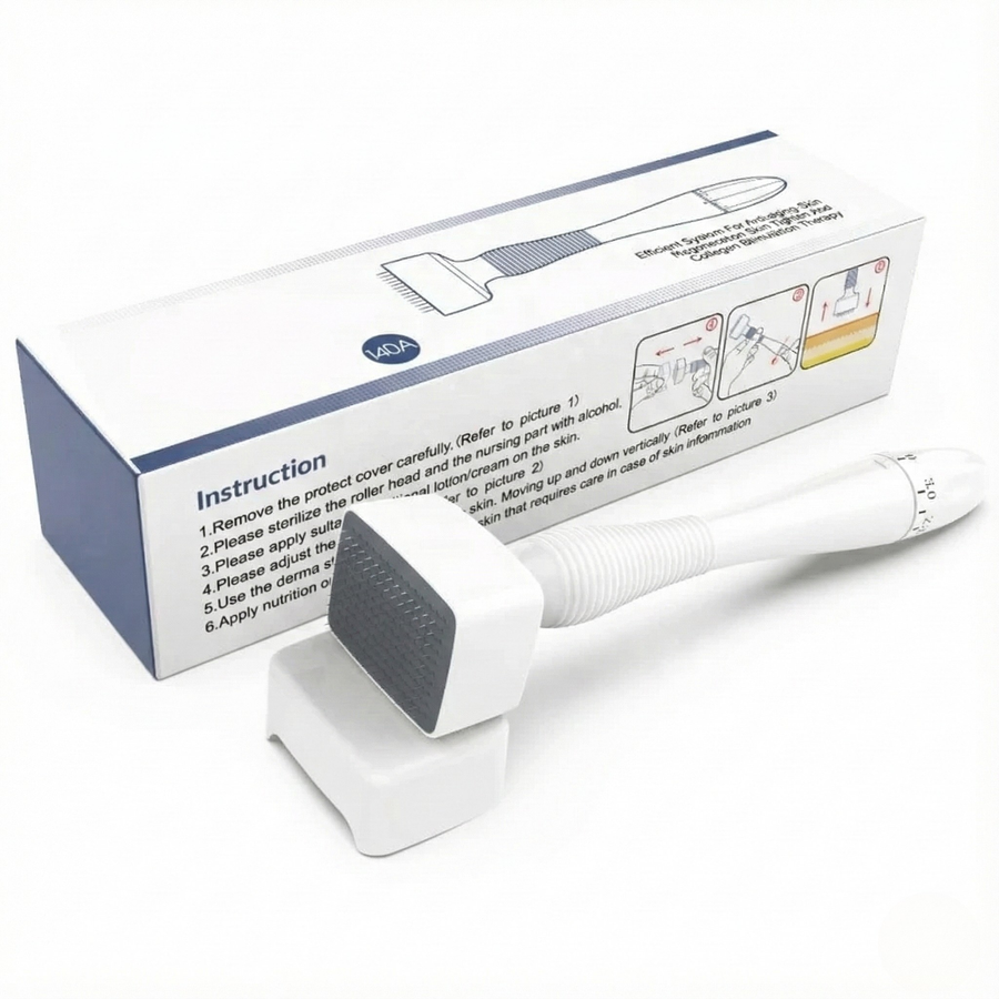 Renew Stamp | Adjustable Microneedle Skincare Tool for Precision Treatment 0