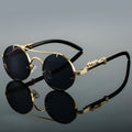 RetroStyle | Oval Metal Sunglasses with UV Protection - Lightweight Frame Design 1