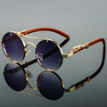 RetroStyle | Oval Metal Sunglasses with UV Protection - Lightweight Frame Design 2