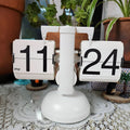 Retro Flip Clock | Automatic Silent Operation with Oversized Digits | Minimalist Design for Distraction-Free Spaces 4