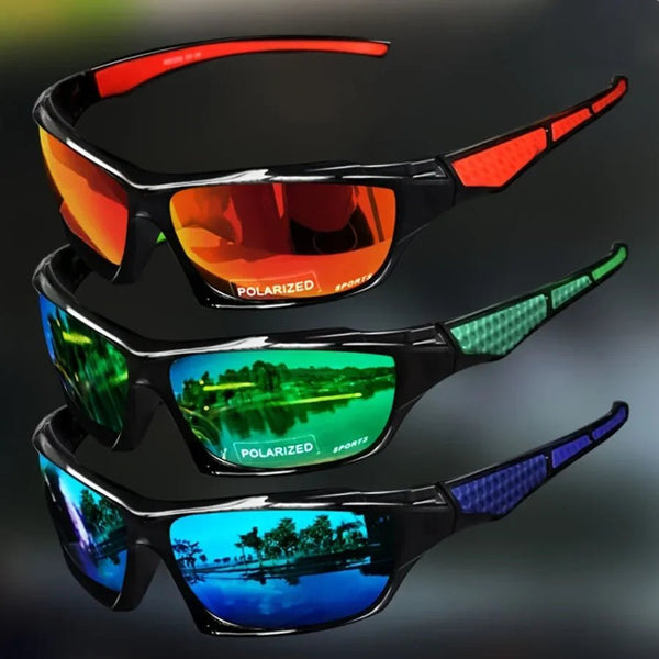 Round Polarized Sunglasses with UV400 Protection - Lightweight Metal Frame 1