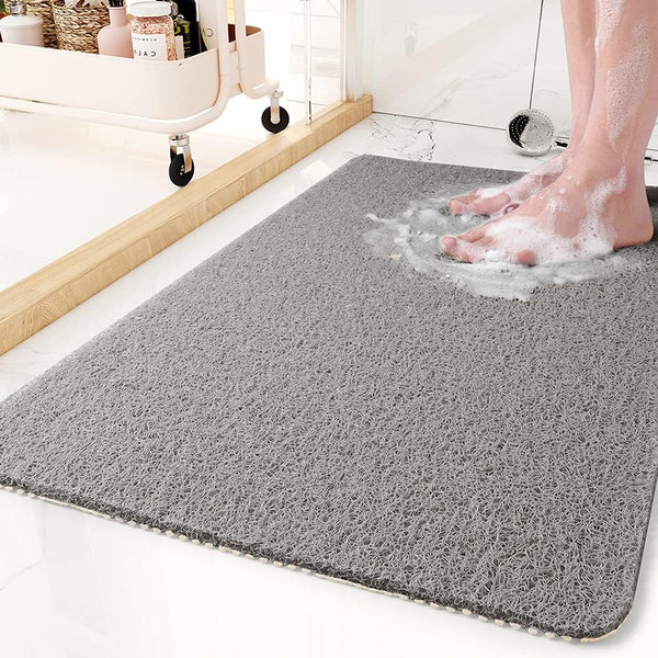 Non-Slip Shower Mat with Microban Technology – Soft, Comfortable Bath Mat for Safe, Hygienic Shower Experience