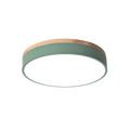 Scandinavian Flush Mount Ceiling Light, Iron Frame with Acrylic Diffuser – Modern Minimalist Design for Dining Room and Living Spaces
