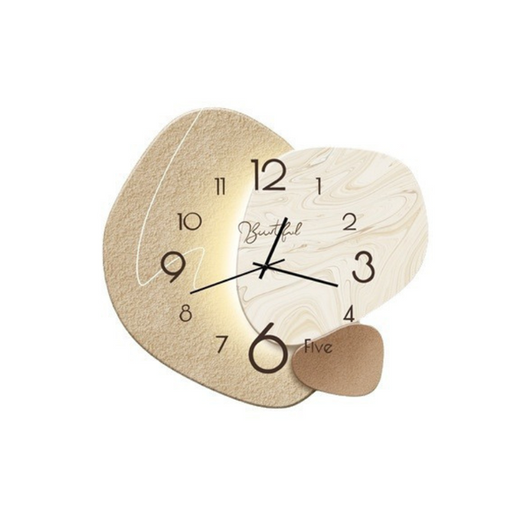 Silent Scandinavian Wall Clock – Minimalist Nordic Design, Silent Quartz, 30 or 40 cm