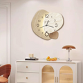 Silent Scandinavian Wall Clock – Minimalist Nordic Design, Silent Quartz, 30 or 40 cm