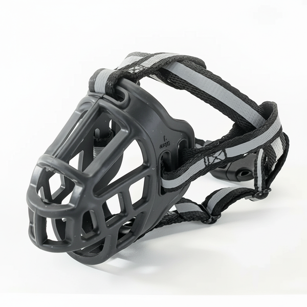 SecureFit | Dog Muzzle for Barking with Adjustable Straps | Comfortable Fit for Safe Behavior