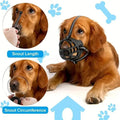 SecureFit | Dog Muzzle for Barking with Adjustable Straps | Comfortable Fit for Safe Behavior