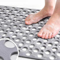 Non-Slip Shower Mat with Suction Cups – Antibacterial Bath Mat for Safe and Hygienic Shower Experience