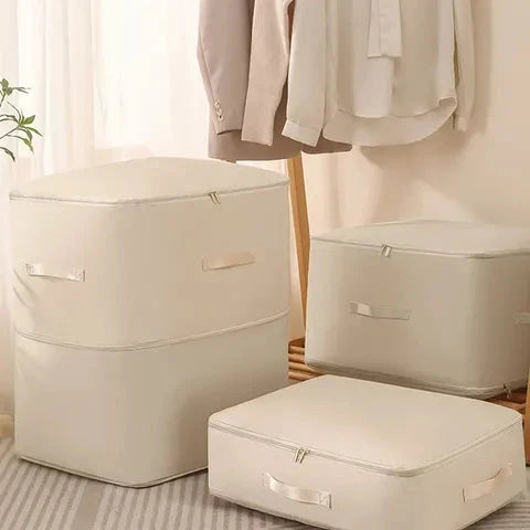 Self-Compression Storage Bags | Durable Organizer with Built-In Zipper | Space-Saving Solution for Clothes and Bedding 0