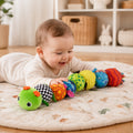 Sensory Plush Musical Caterpillar Toy for Babies with Colorful Patterns | Soft Developmental Toy for Engaging Learning 0