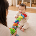 Sensory Plush Musical Caterpillar Toy for Babies with Colorful Patterns | Soft Developmental Toy for Engaging Learning 1