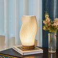Serene Wavecrest Table Lamp – Organic Wave Form, Ambient LED Bedside & Living Room Light