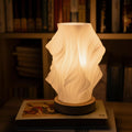 Serene Wavecrest Table Lamp – Organic Wave Form, Ambient LED Bedside & Living Room Light